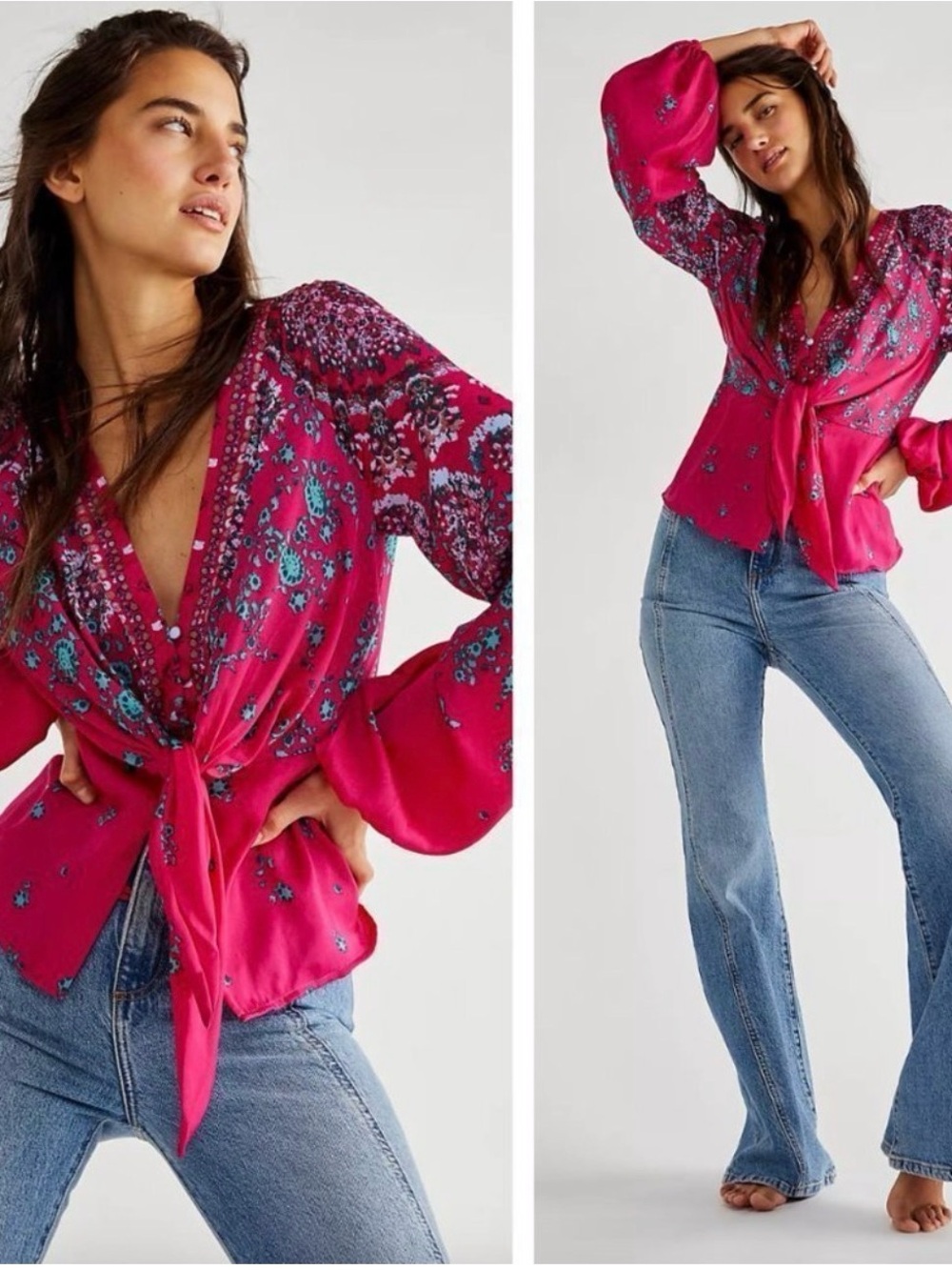 Women’s Free People Run Free Blouse